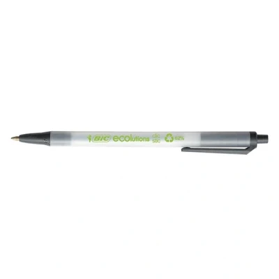 Image of BIC Ecolutions Clic Stic (Recycled) Black (Box 50)