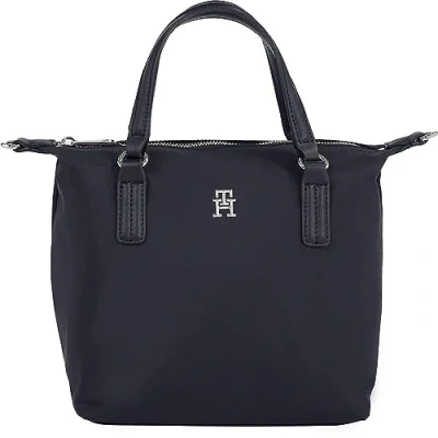 Image of Tommy Hilfiger Poppy Small TOTE Across body bag, Women&#039;s, Size: One Size, Space blue