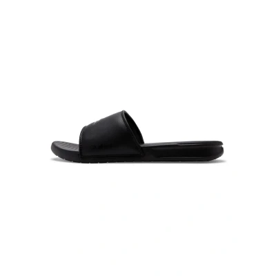 Image of Quiksilver Bright Coast Pool slides, Men&#039;s, Size: 9, Solid black Synthetics