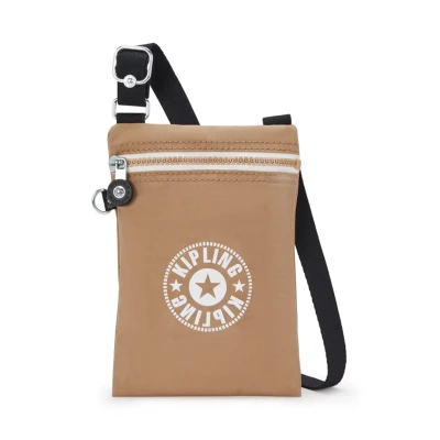 Image of Kipling Unisex AFIA LITE Cross body bag, Size: One Size, Early tan center