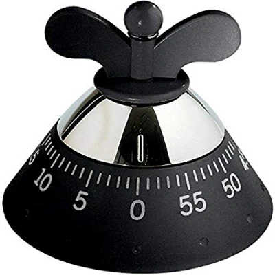 Image of Alessi Kitchen Timer Black A09 B by Micheal Graves