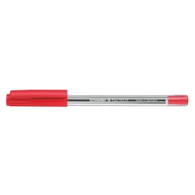 Image of Schneider Tops 505 Ballpoint Pen with Clip Cap, Stainless Steel Tip, M, Pack of 50, Green