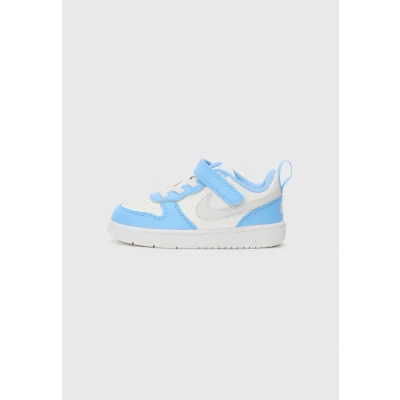 Image of Nike Sportswear Court Borough Recraft Unisex Trainers for kids, Size: 3.5K, Summit white/vast grey/cobalt pulse High quality imitation leather