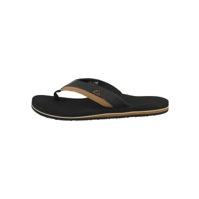Image of Reef Tbar sandals black/tan, Men&#039;s, Size: 7, Black/tan High quality imitation leather