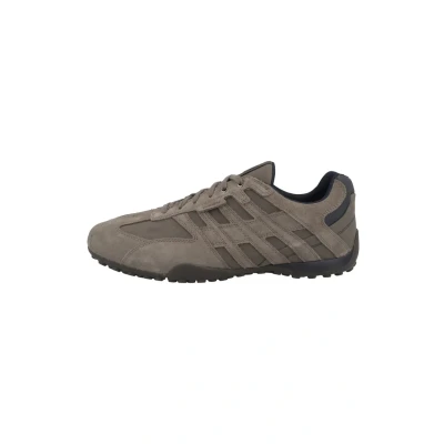 Image of Geox u Snake Trainers, Men&#039;s, Size: 7, Dove grey a ekc Leather and textile