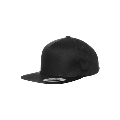 Image of FLEXFIT Snapback Hat, Classic Hat with 5 Panel, Baseball Cap Buckram Front Lining, Panel Cap, Cotton Twill, Headwear, Unisex, One Size