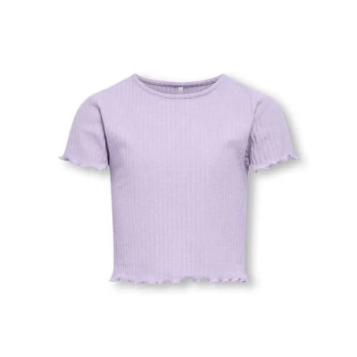 Image of Kids ONLY Kognella O NECK Basic Tshirt for kids, Size: 5 6y, Pastel lilac