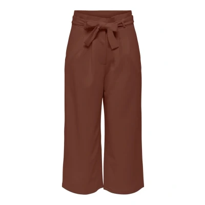 Image of JDY Jdytanja Culotte PANT Trousers, Women&#039;s, Size: Medium, Cherry mahogony