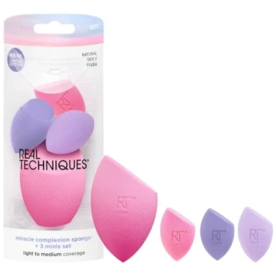 Image of Real Techniques Sunrise To Sunset Miracle Complexion Sponge + Minis