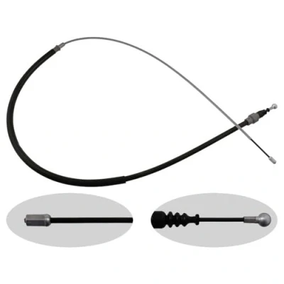 Image of Cable, parking brake FEBI BILSTEIN 24412