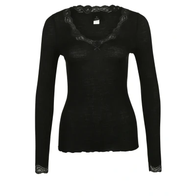Image of Calida Richesse LACE Damen Undershirt, Women&#039;s, Size: 14/16, Schwarz