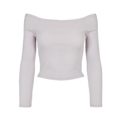 Image of Urban Classics Long sleeved top, Women&#039;s, Size: 4XL, Softlilac