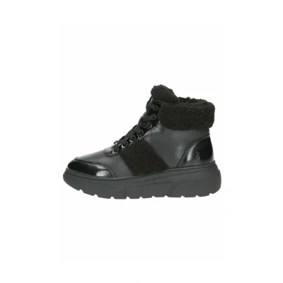 Image of CAPRICE Damen Winterstiefeletten zum Schnüren Airmotion Wasserabweisend mit Reißverschluss Weite G Vegan, Schwarz (Black Comb), 41 EU