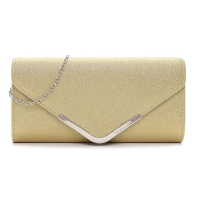 Image of Tamaris Amalia Clutch, Women&#039;s, Size: One Size, Gold