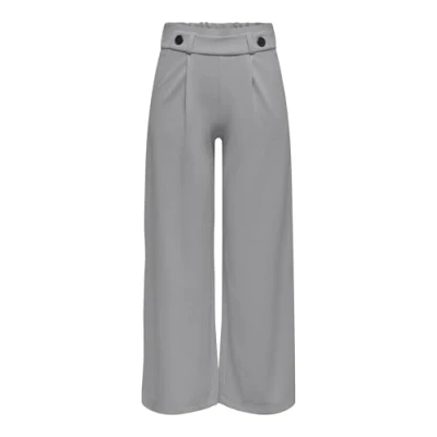 Image of JDY Women&#039;s Jdygeggo New Long Pant JRS Noos Wide Leg Culotte, Formal Gray, S / 32L