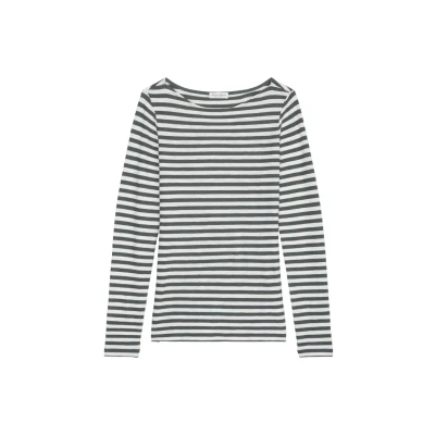 Image of Marc O&#039;Polo BOAT NECK Striped Long sleeved top, Women&#039;s, Size: XXS, Multi