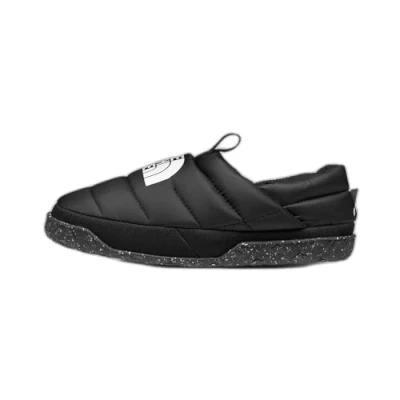 Image of The North Face W Nuptse Walking trainers BLACK/WHITE, Women&#039;s, Size: 5, Black/white Textile