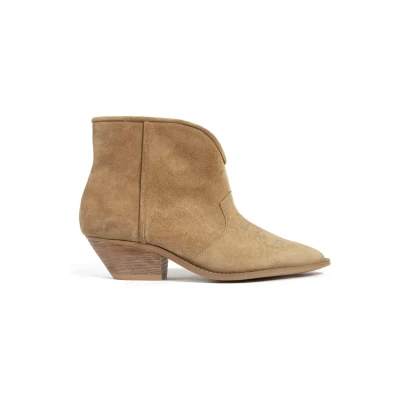 Image of L37 Dancing IN THE Moonlight Ankle boots, Women&#039;s, Size: 2.5, Brown Suede