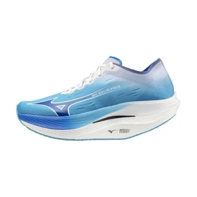 Image of Mizuno WAVE REBELLION PRO 2 Running Shoes River blue/mugen blue/white Men Size 8,5