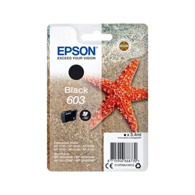 Image of Epson 603 Black Starfish Genuine, Ink Cartridge, Standard Capacity