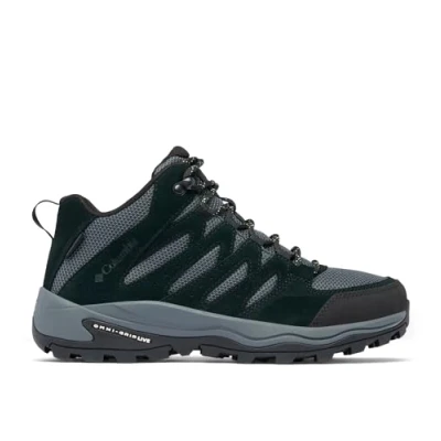 Image of Columbia Women&#039;s Redmond 4 Waterproof Mid Rise Trekking and Hiking Boots, Black Citron Haze, 6 UK