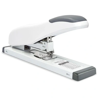 Image of Rapesco 1481 ECO 790 Heavy Duty Long Arm Stapler with 2000 Staples, 50 Sheet Capacity, Soft White