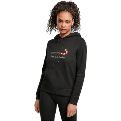 Image of Merchcode Christmas Loading Basic Hoodie, Women&#039;s, Size: Small, Black