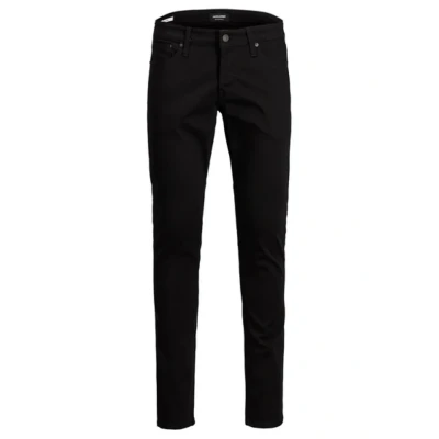 Image of Jack &amp; Jones Glenn ICON Slim fit jeans, Men&#039;s, Size: 27x32, Black denim