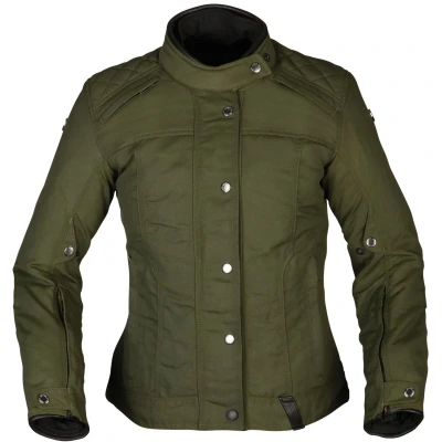 Image of Modeka Thiago Women&#039;s Motorcycle Textile Jacket (Olive, 34)