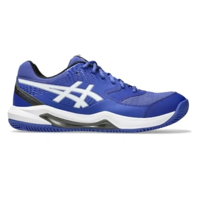 Image of Asics GEL Dedicate 8 Clay court tennis shoes, Men&#039;s, Size: 6.5, Dark cobalt/white shoes
