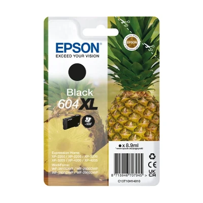 Image of Epson 604XL Pineapple, Genuine Black Ink Cartridge