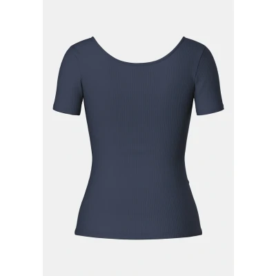 Image of PIECES Women&#039;s Pckitte Ss Top Noos Bc T Shirt, OmbrÉ Blue, XL, Ombré XL