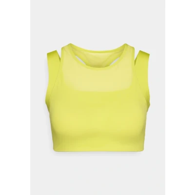 Image of The North Face Refina Double Layer BRA Medium support sports bra, Women&#039;s, Size: 6, Sulphur spring green