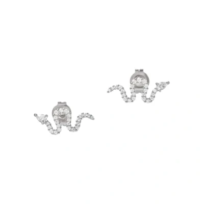Image of Emporio Armani Sentimental Earrings silvercoloured, Women&#039;s, Size: One Size, Silver coloured