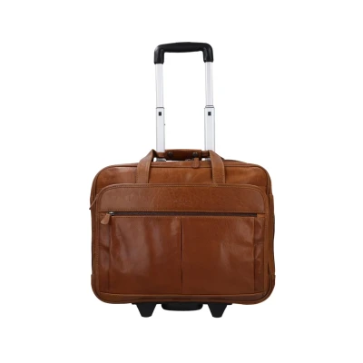 Image of Gusti Leder Duncan Weekend bag, Size: One Size, Honey brown