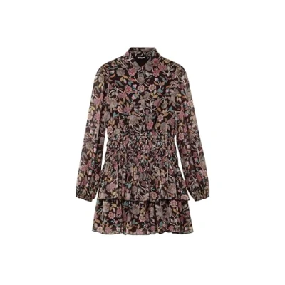 Image of Desigual Women&#039;s Short Floral Dress Black