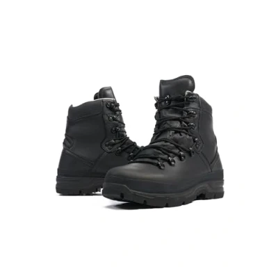 Image of Brandit Unisex Platform ankle boots, Size: 7, Black High quality imitation leather