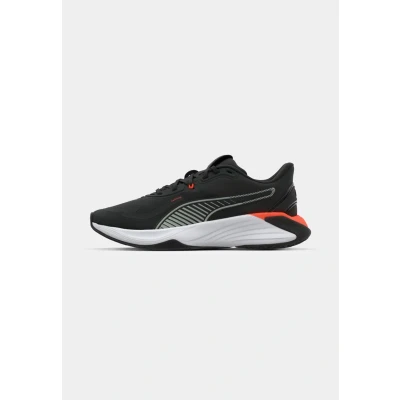 Image of Puma PWR Hybrid Training shoe, Size: 8.5, Black white glowing red gray echo shoes