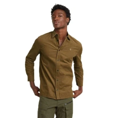 Image of G STAR Clean Regular Shirt Shirt, Men&#039;s, Size: Large, Kangaroo