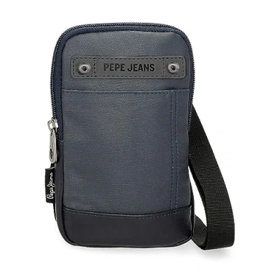 Image of Pepe Jeans Men&#039;s Hatfield Luggage Messenger Bag, Blue, One Size, shoulder bag