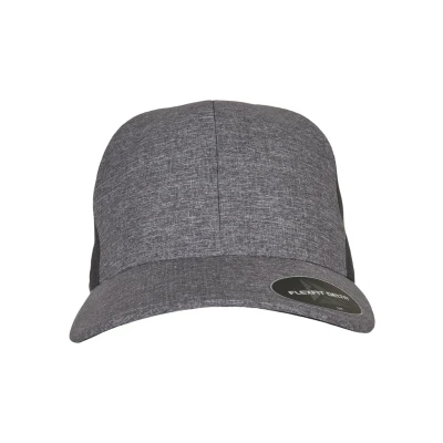Image of Flexfit Delta Carbon Cap, Size: S/M, melange blue charcoal