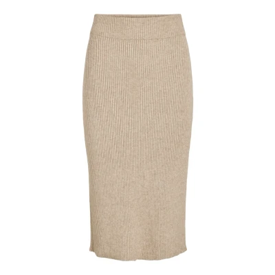 Image of VILA Viril NOOS Pencil skirt, Women&#039;s, Size: XXL, Natural melange