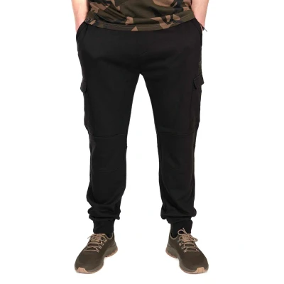 Image of Fox LW Black/Camo Combat Joggers L Fishing trousers