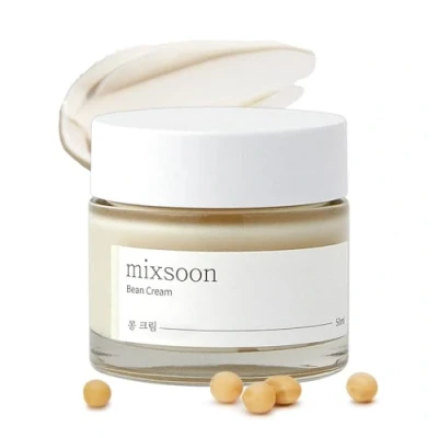 Image of mixsoon Bean cream vegan snail, long lasting soothing hydration for face, Korean skin care, 1.69 fl.oz 50 ml