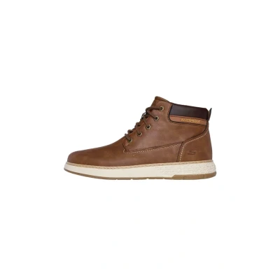Image of Skechers Men&#039;s Garlan Deno Ankle Boot, Brown, 10.5 UK