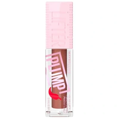 Image of Maybelline Lifter Gloss Plumping Lip Lasting Hydration Formula With Hyaluronic Acid and Chilli Pepper (Various Shades) Cocoa Zing