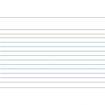 Image of Kangaro Index Cards 55 x 90 mm Lined 190 g Pack of 100 Sheets