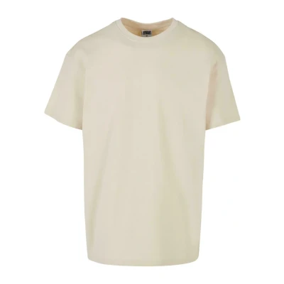 Image of Urban Classics Heavy Basic Tshirt, Men&#039;s, Size: Small, Whitesand