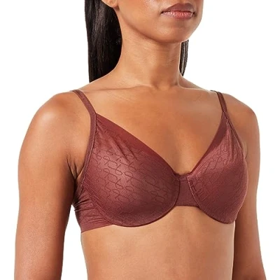 Image of Triumph Signature Sheer Underwired bra, Women&#039;s, Size: 70, Decadent chocolate