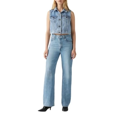 Image of Levi&#039;s Ribcage wide LEG ZIP FLY Relaxed fit jeans, Women&#039;s, Size: 24x34, Far and